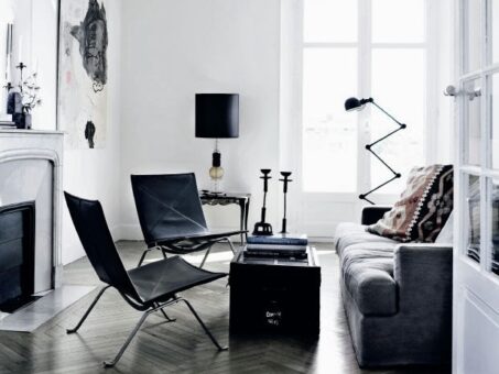Apartament in alb si negru in Cannes
