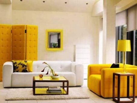 Galben, culoarea solara din casa. Trucuri si idei