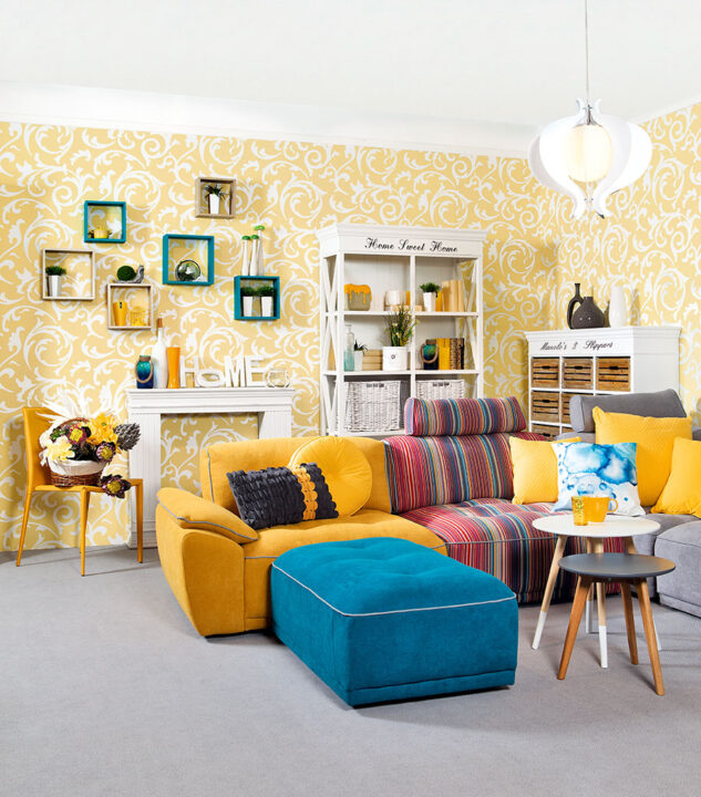 Galbenul – culoare fascinanta in orice interior