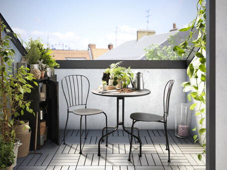 Mobilier din fier forjat pentru exterior