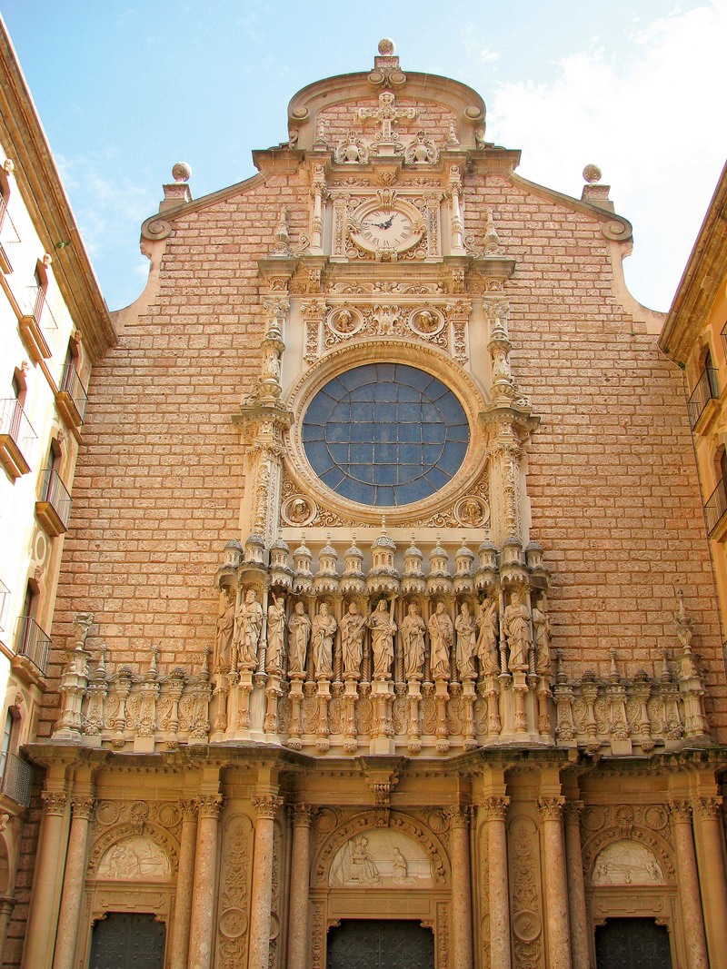 cladire manastire Montserrat regiunea Catalonia