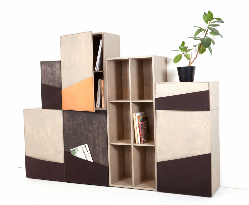 Biblioteca Pocket Cupboard_Färg și Blanche