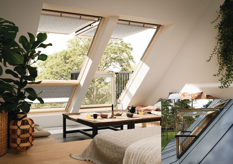Balconul VELUX Cabrio®. Foto: Velux
