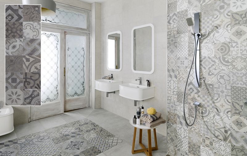 Plăci ceramice din colecția Dover Antique, brand Porcelanosa. Foto: Porcelanosa