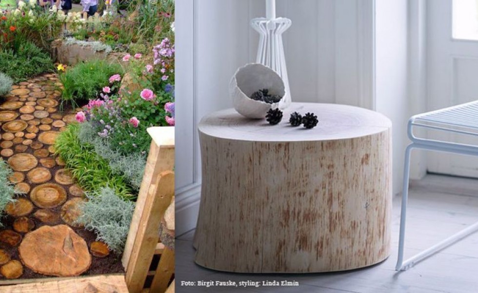 Perfecti atat in interior, cat si la exterior. Decoratiuni si lucruri practice din busteni