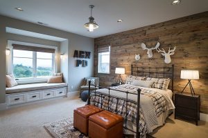 dormitor rustic