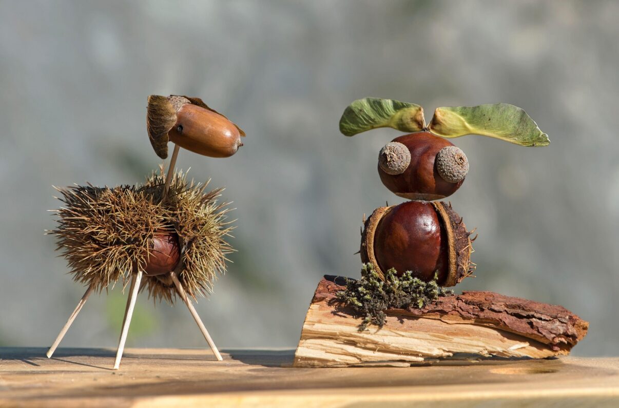 Idei DIY de început de toamnă: figurine din materiale naturale