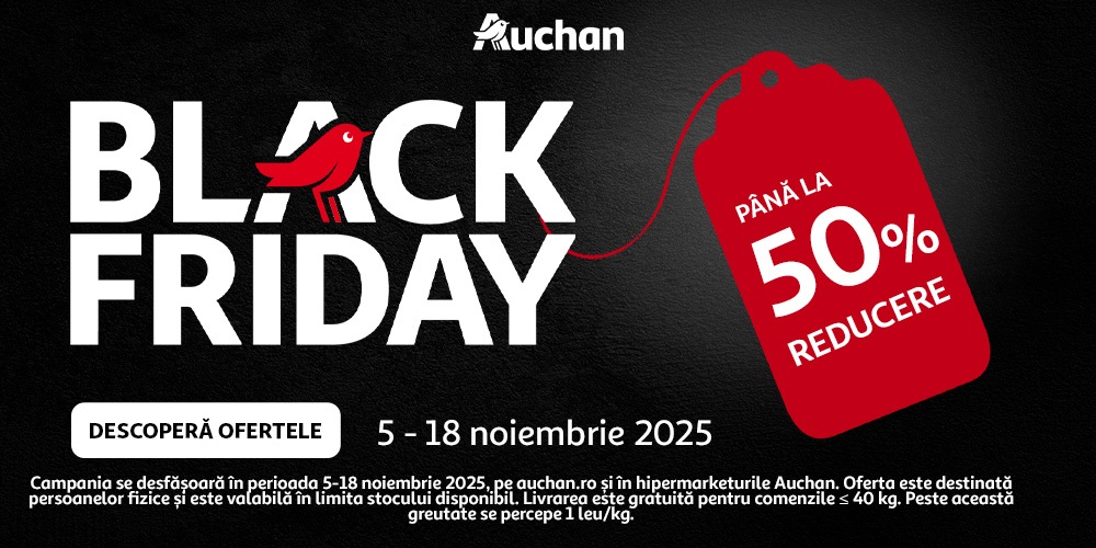 Auchan dă startul Black Friday 2025