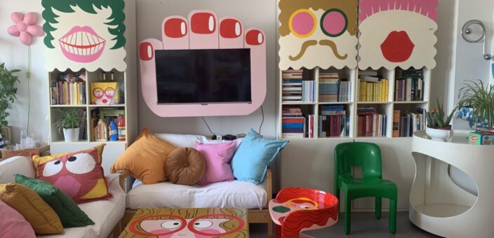 O artistă italiană salvează obiecte vechi vopsindu-le în stil Pop Art