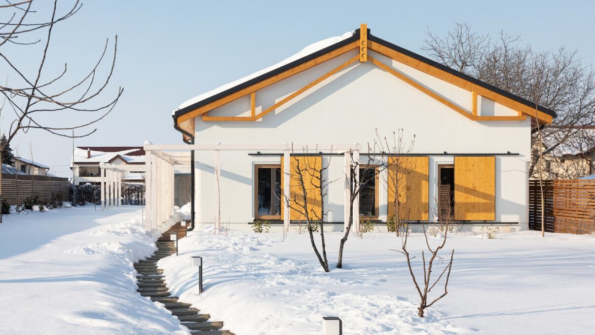 Inspirație tradițională și tehnologie smart, într-o casă pasivă din Prahova