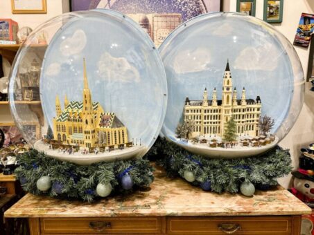 Vizită în atelierul în care s-au născut globurile de zăpadă