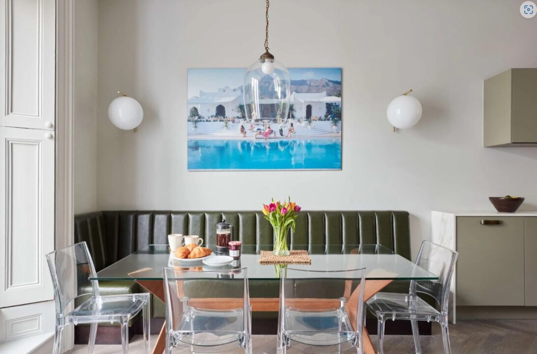 Influențe retro într-o bucătărie contemporană