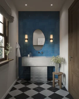 Băi colorate care sunt inspirație pentru orice amator de design