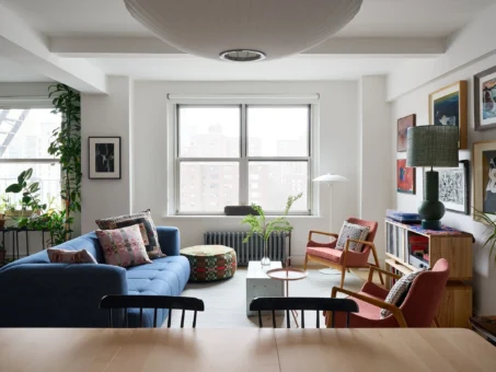 Simplu, actual și foarte personal este acest apartament din New York