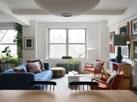 Simplu, actual și foarte personal este acest apartament din New York