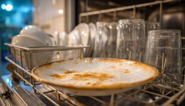 Curățăm sau clătim vasele înainte de a le pune în mașina de spălat? Iată răspunsul