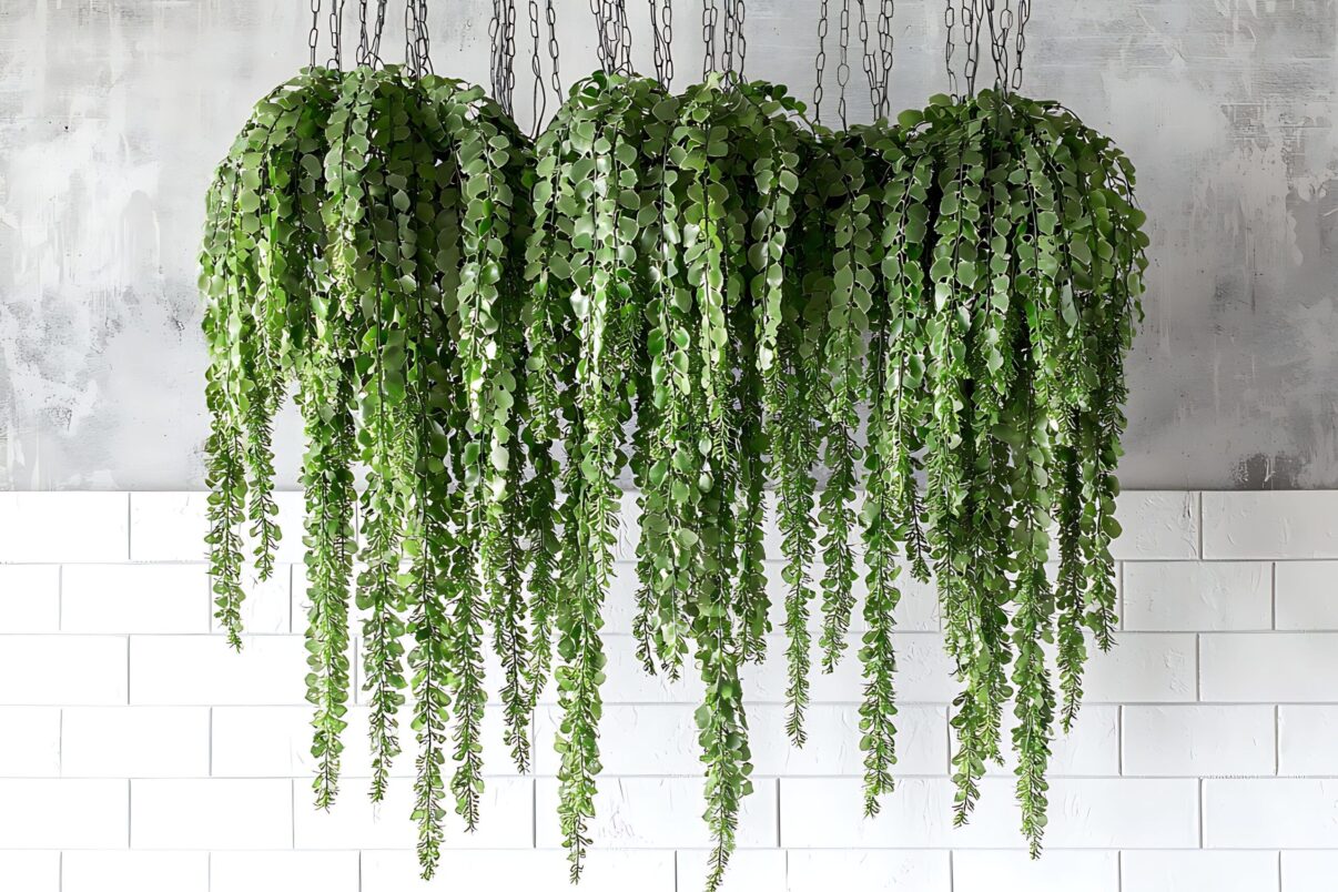 Frumusețe la înălțime: plante de apartament în ghivece suspendate