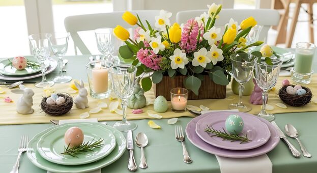 Secretele decorării perfecte pentru masa de Paște