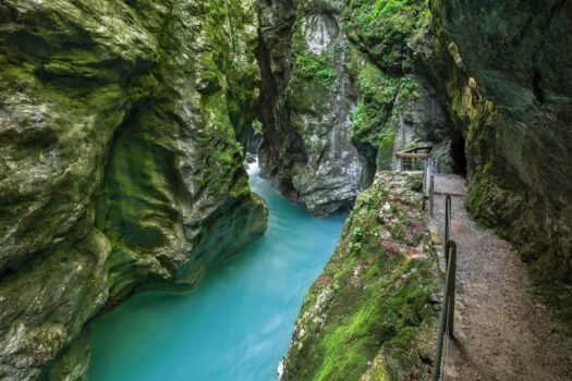 Călători în Slovenia: Canionul Tolmin